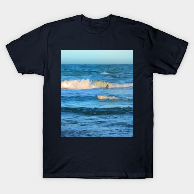 Summer ocean waves T-Shirt by hereswendy